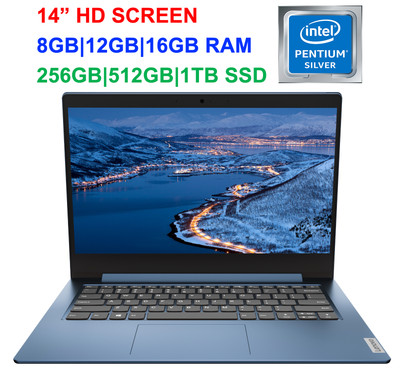 2021 Lenovo IdeaPad 14'' Laptop Pentium Silver N5030 Upto 3.1GHz 16GB RAM&1TB SSD