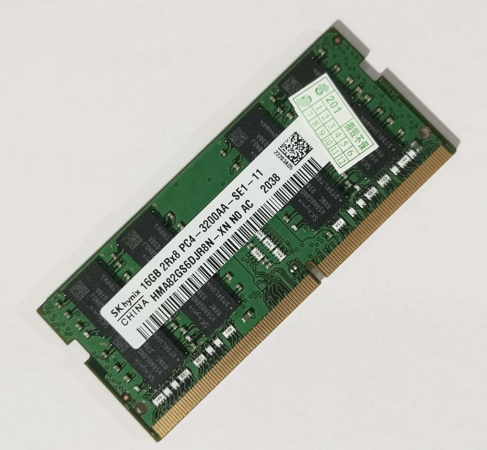 16G×4枚　SK hynix 2Rx8 PC4-3200AA RE2-12 SK Hynix 16GB DDR4 3200 Laptop SODIMM RAM 2Rx8 PC4-25600 for