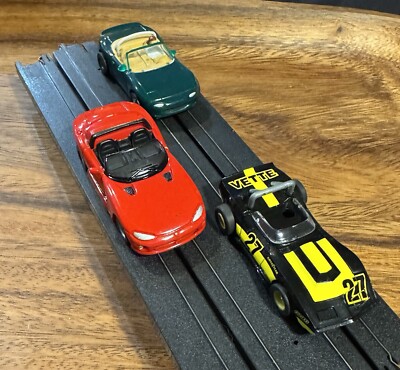 3 Tyco Beauties. 2 HP-7 s And 1 440 X-2  Mazda Miata, Viper, Corvette