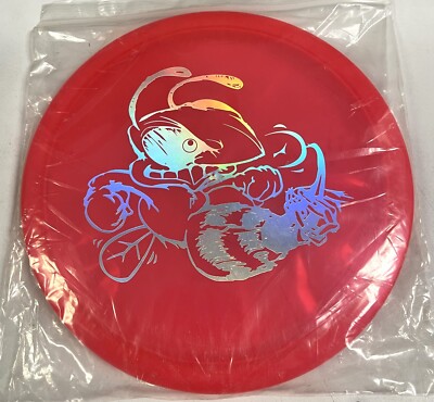 FLY GREEN DISC GOLF NEW DISCRAFT ORIGINAL BIG-Z BUZZZ 177+ RED W/ SILVER STAMP