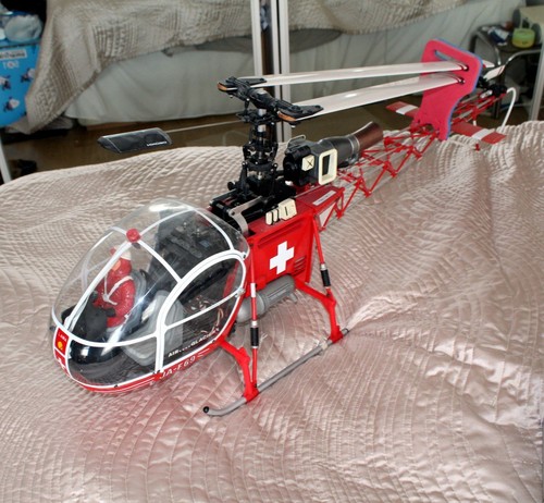 HIROBO　XRB LAMA Hirobo XRB Lama RETRO Helicopter Coaxial curb-sr SHUTTLE