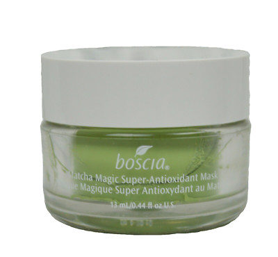 Boscia Matcha Mask Super-Antioxidant Mask 13 ml Detoxify De-stress Skin Travel 