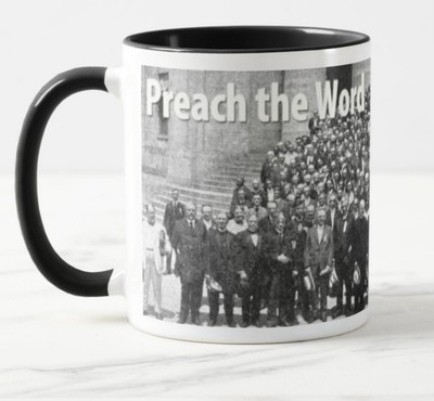 Mug with ''Preach the Word'' logo