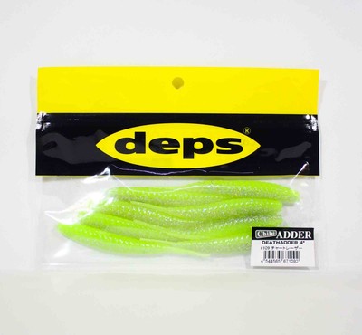 Deps Soft Lure Death Adder 4 Inch 8 per pack 109 (1092)