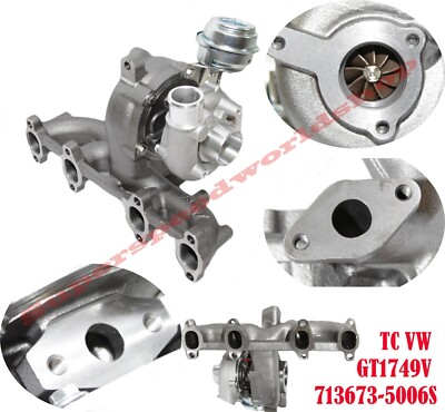 GT1749V 713673-5006S Turbo for VW 00-05 Bora 99-03 Golf IV 00 Sharan 1.9 TDI