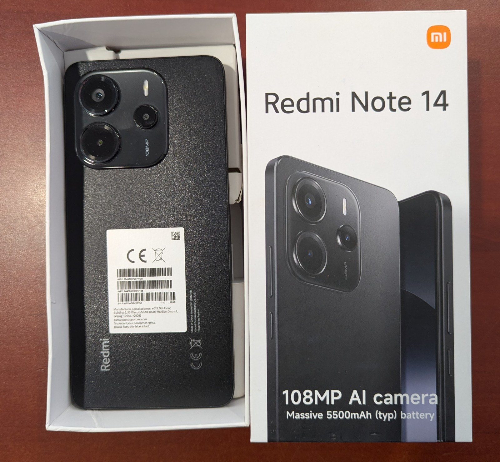 Xiaomi Redmi Note 14 スマートフォン 6GB+128GB Amazon.com: Xiaomi Redmi Note 14 4G LTE (for Tmobile Mint