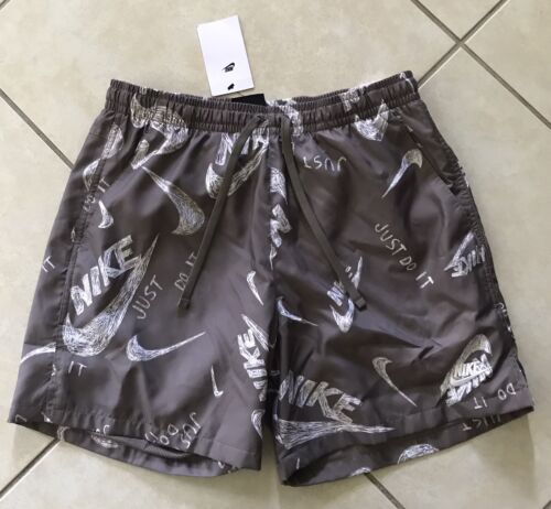 Nike Sportswear Just Do It Allover Print Short Mens Brown White DJ0486-040 2XL | eBay Nike Sportswear Just Do It Allover Print Short Mens Brown White DJ0486-040 2XL | eBay