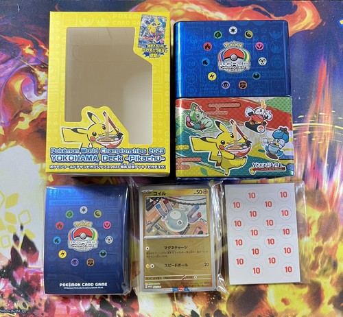 ポケモンカードゲーム YOKOHAMA Deck - Pikachu 2023 Japanese Pokemon Yokohama Deck Pikachu (includes