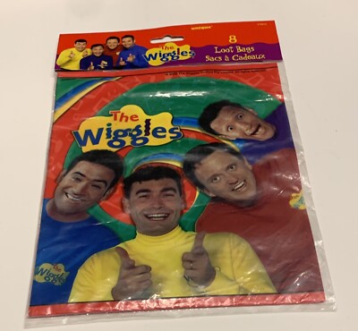 NEW (8) The Wiggles Party Favour Loot Bag Giveaways - The Wiggles Party Supplies