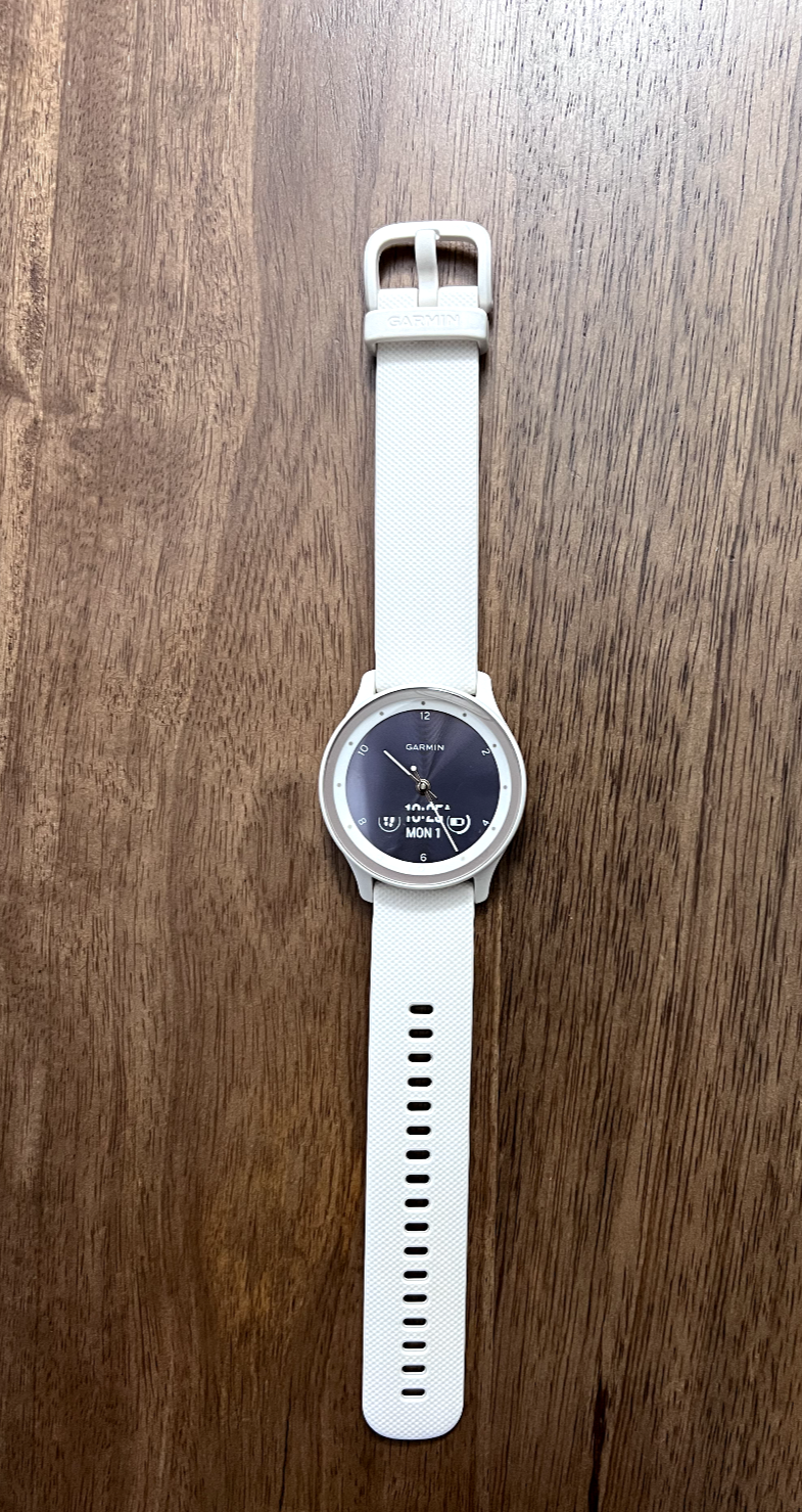 【GARMIN】 VIVOMOVESPORT Peach / Ivory Garmin Vivomove Sport Ivory Peach Gold 010-02566-01