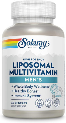 Liposomal Multivitamin for Men, Enhanced Absorption Immune, Energy & Bone Suppor