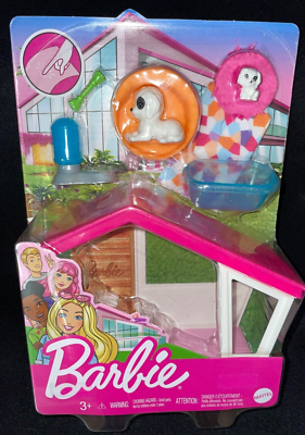 Barbie Doll Mini Play Set Puppy Dog Dog House New eBay