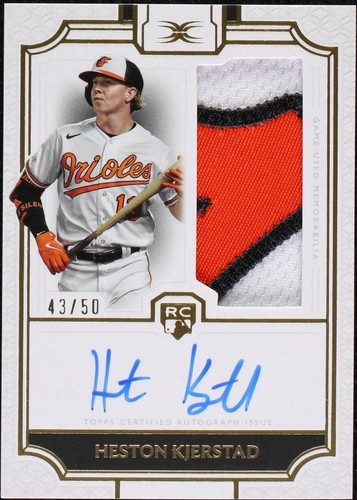 2024 Topps Definitive Collection - Heston Kjerstad #DRPC-HK