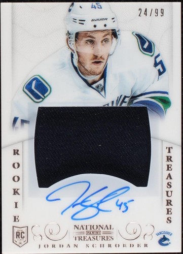 2013-14 Panini National Treasures - Jordan Schroeder #173