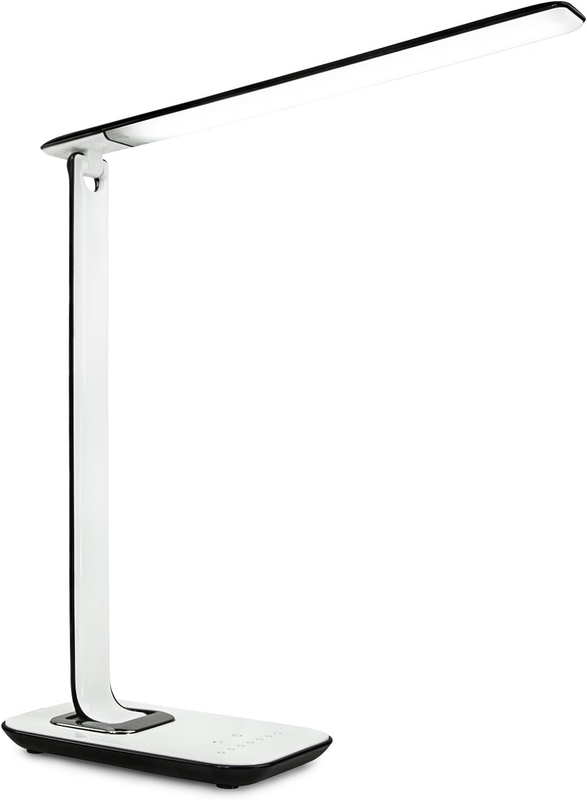 LED Desk Lamp with USB Charging Port Dimmable Touch Controls W/Color Adjustment, Eye Care Task Lamp, 5W, 1000 Lux,Multicolor