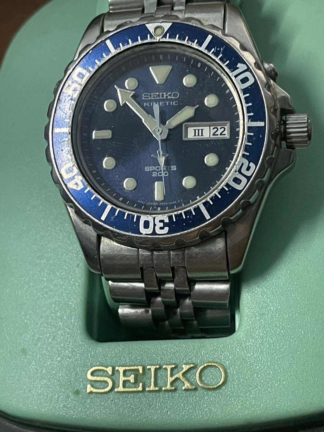時計 SEIKO KINETIC Diver's 200m Wrist Watch Review: Part 6 - Seiko Kinetic (SCUBA) Diver's