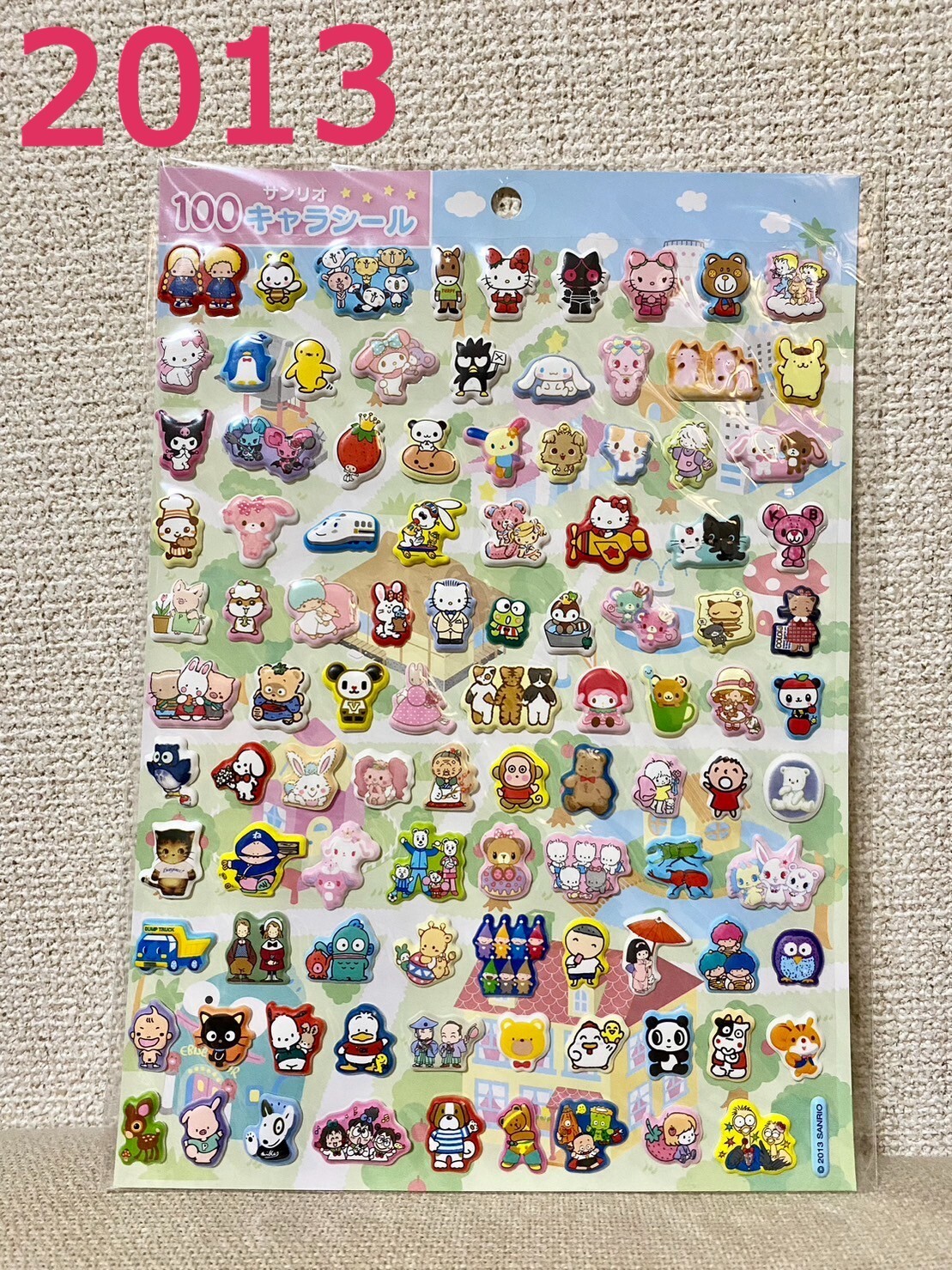 SANRIO スタンプ景品　レア　 ヴィンテージ Sanrio Character Award Sticker 2013 Rare Vintage Retro