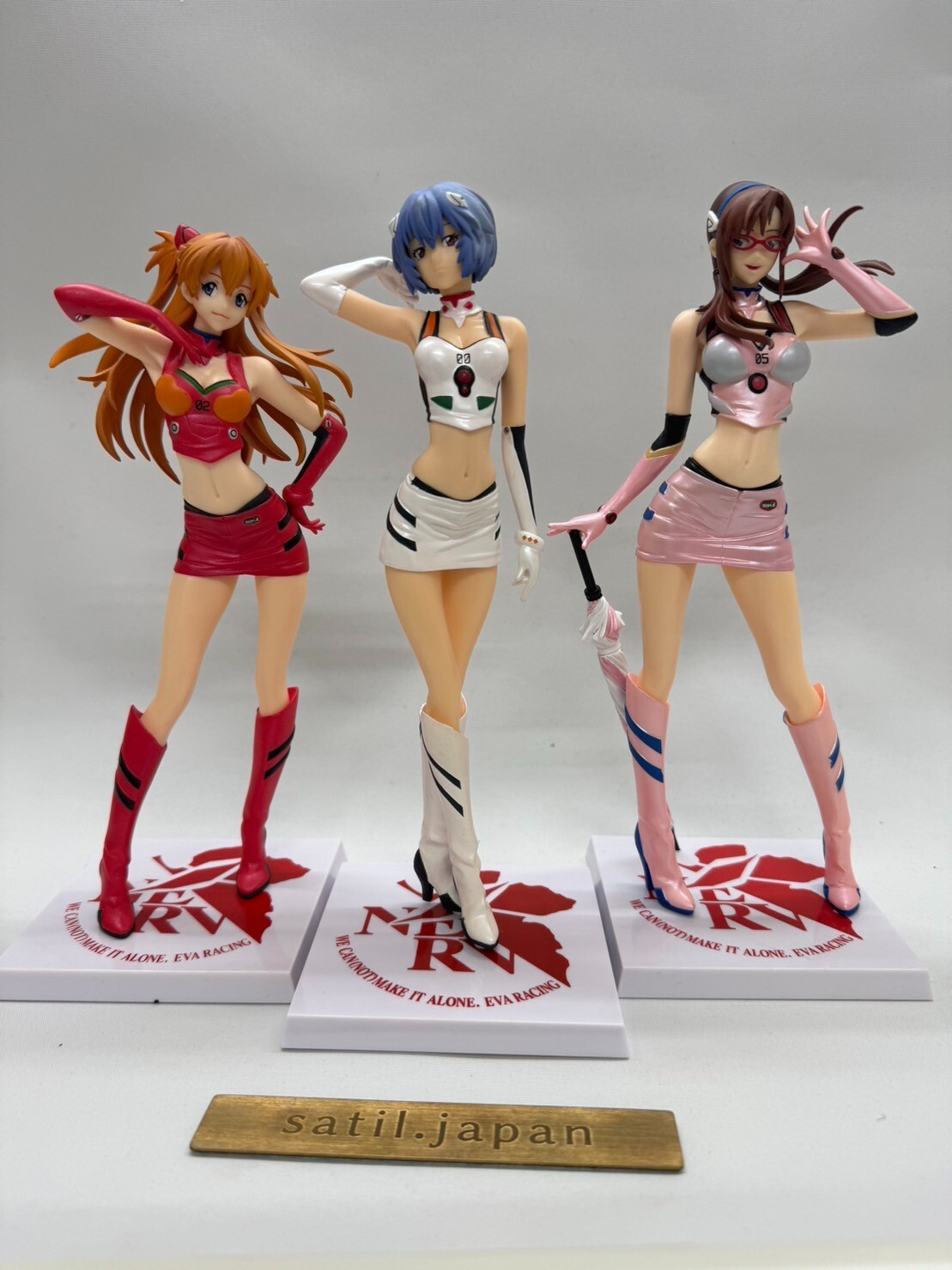 USED]SEGA Evangelion Racing Asuka Rei Premium RQ Figure