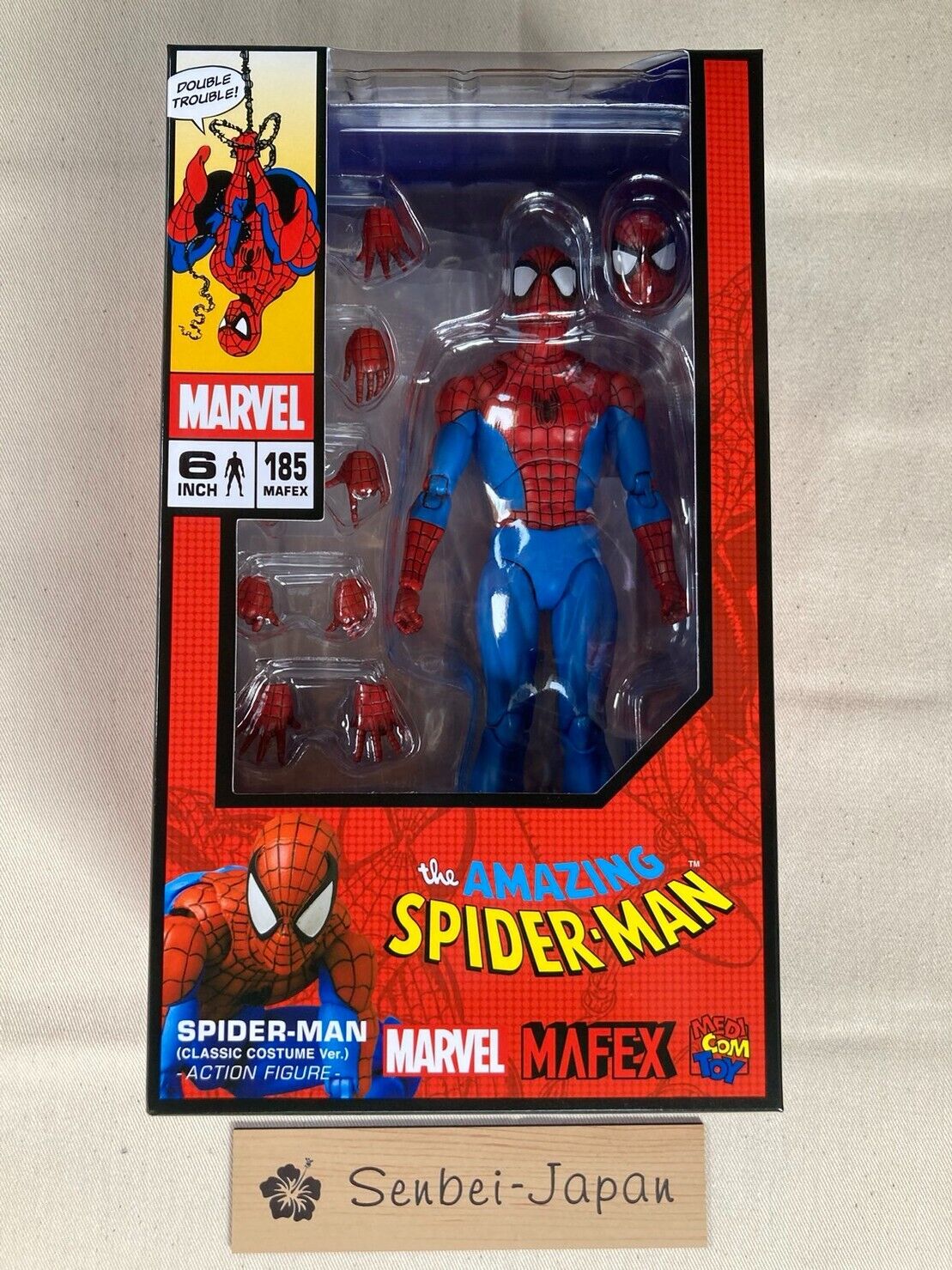 MAFEX No.185 SPIDER-MAN CLASSIC COSTUME Ver. Action Figure MAFEX No.185 SPIDER-MAN CLASSIC COSTUME Ver. Action Figure