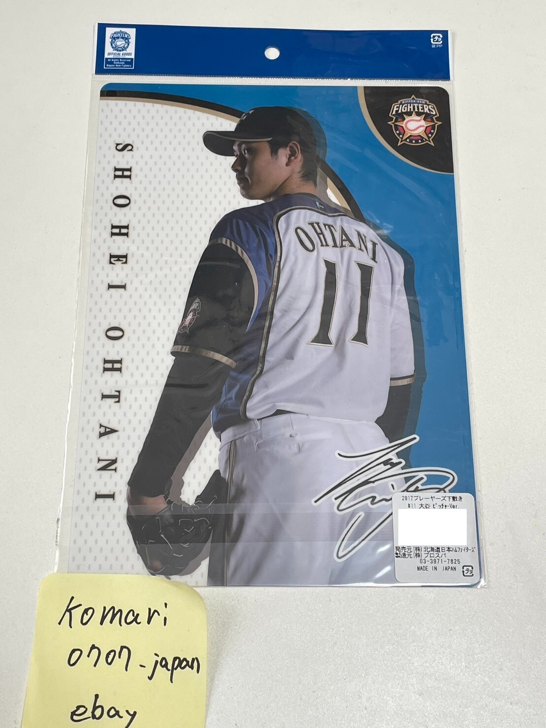 SHOHEI OHTANI 大谷翔平 PITCHER PRINTED AUTOGRAPH BOARD MLB