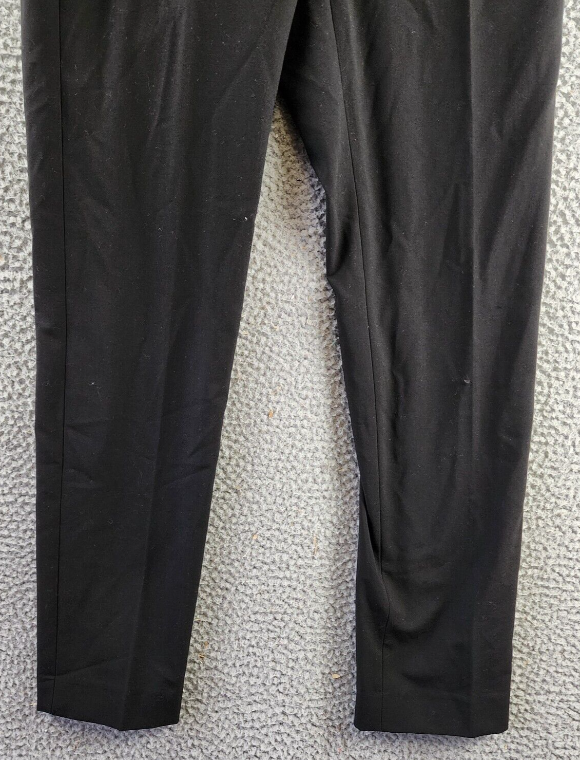 Calvin Klein Highline Ankle Length Pant Women's 2 Black Back Pockets Zip Closure - Picture 4 of 15