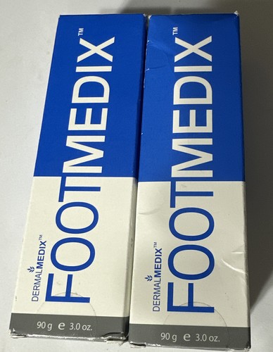 DermalMedix FOOTMEDIX Restore Smooth Dry Cracked Callused Feet  2 Pack Exp 10/23