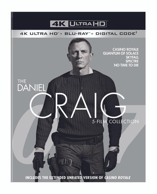 James Bond The Daniel Craig 5-Film Collection 4K UHD Blu-ray  NEW
