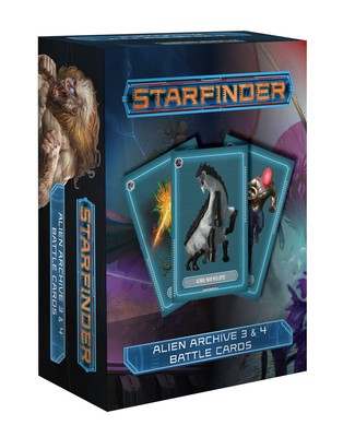 Архив пришельцев Starfinder с 3 и 4 боевыми картами