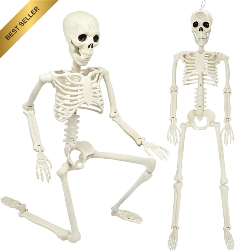 2 Pack Halloween Skeletons Decorations, 36