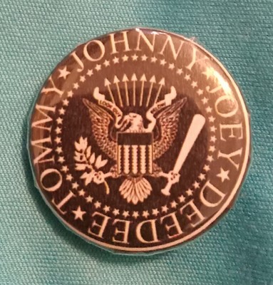 Ramones Seal Punk 1'' Button Pinback Badge