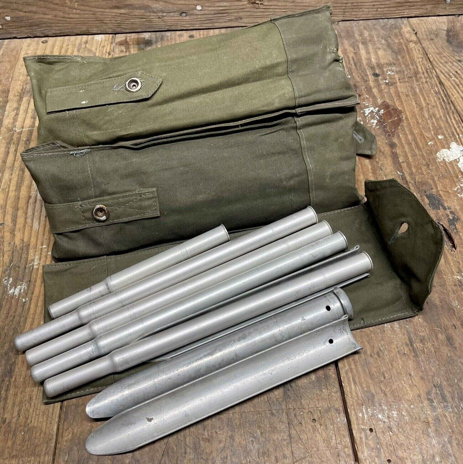 US Pup Tent 2枚 軍幕 ポール ペグ 純正 フルセット Vintage