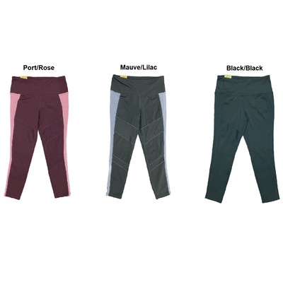 Женские леггинсы-капри Tangerine с завышенной талией и контролем объема живота с активной отделкой ребрами