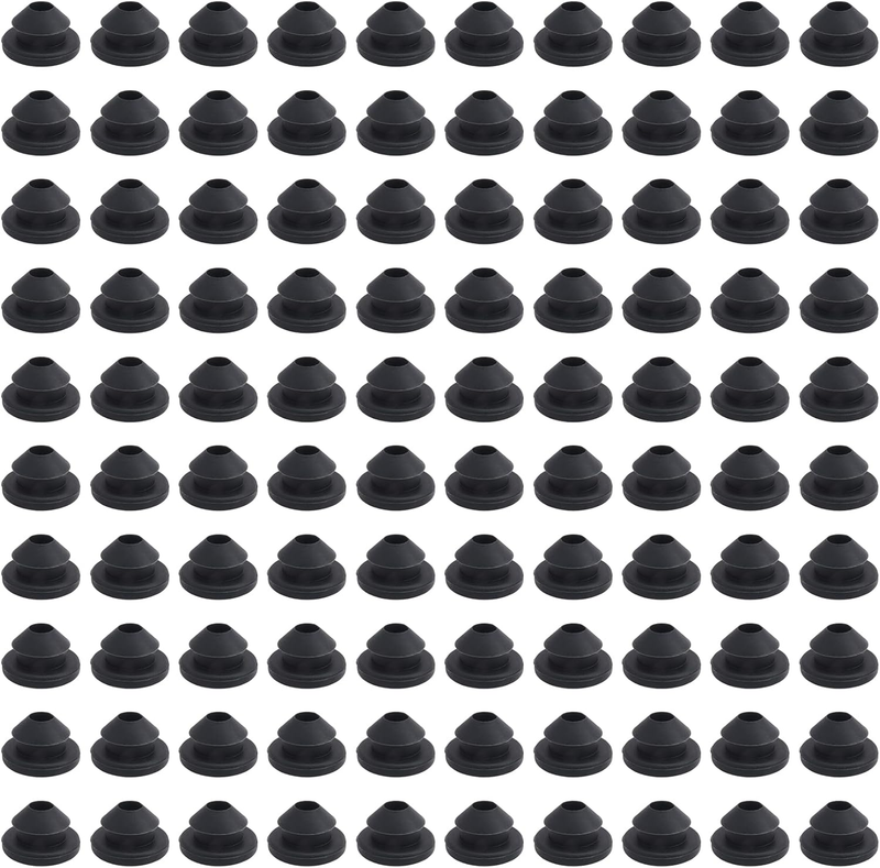 100PCS Cable Railing Rubber Grommets Kit for 1/8Inch 5/32Inch 3/16Inch Cable for