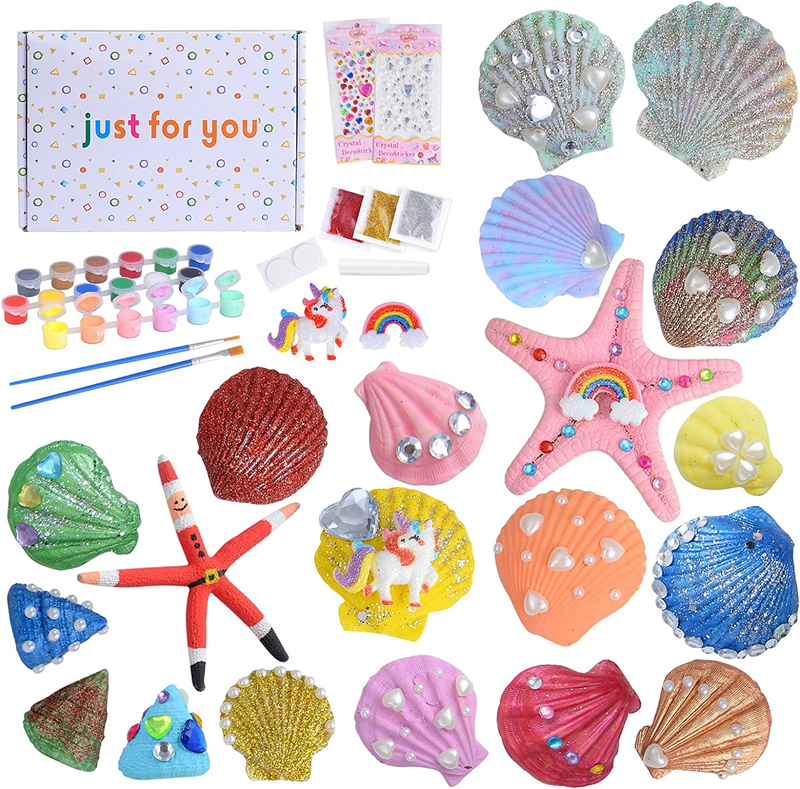 Seashell Painting Kit Gift Toys for 3 4 5 6 7 8 Years Old Gi