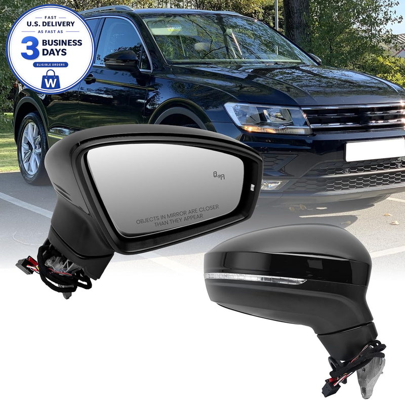 Volkswagen Tiguan 2018-2025 Passenger Side Mirror Replacement - Perfect Fit!