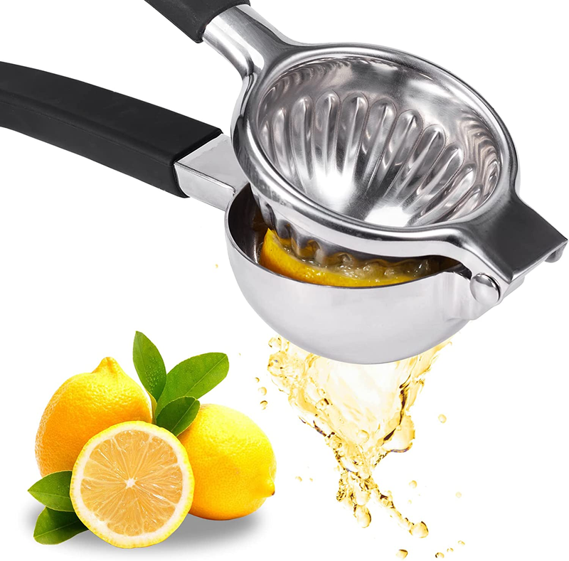 Extra Large Lemon Squeezer Stainless Steel - Easy Squeeze Heavy Duty Manual Lem