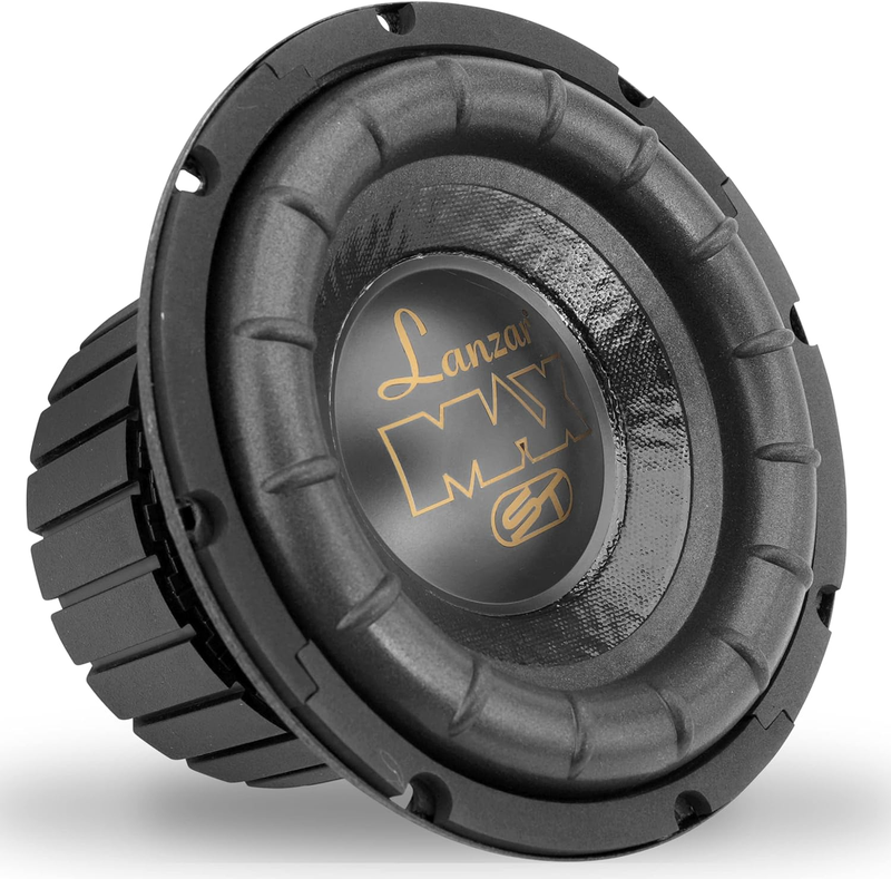 8In Car Subwoofer Speaker - Black Non-Pressed Paper Cone, St