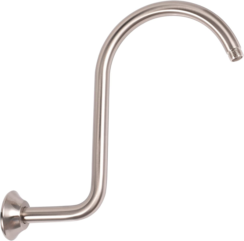 HAOXIN Shower Arm and Flange 12 Inch Modern Gooseneck Extens