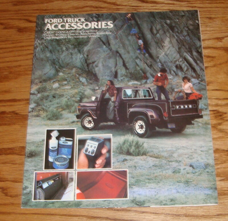 Original 1979 Ford Truck Accessories Sales Brochure 79 Bronco Pickup Ranchero