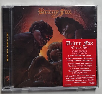 Britny Fox Boys In Heat Rock Candy Records reissue 