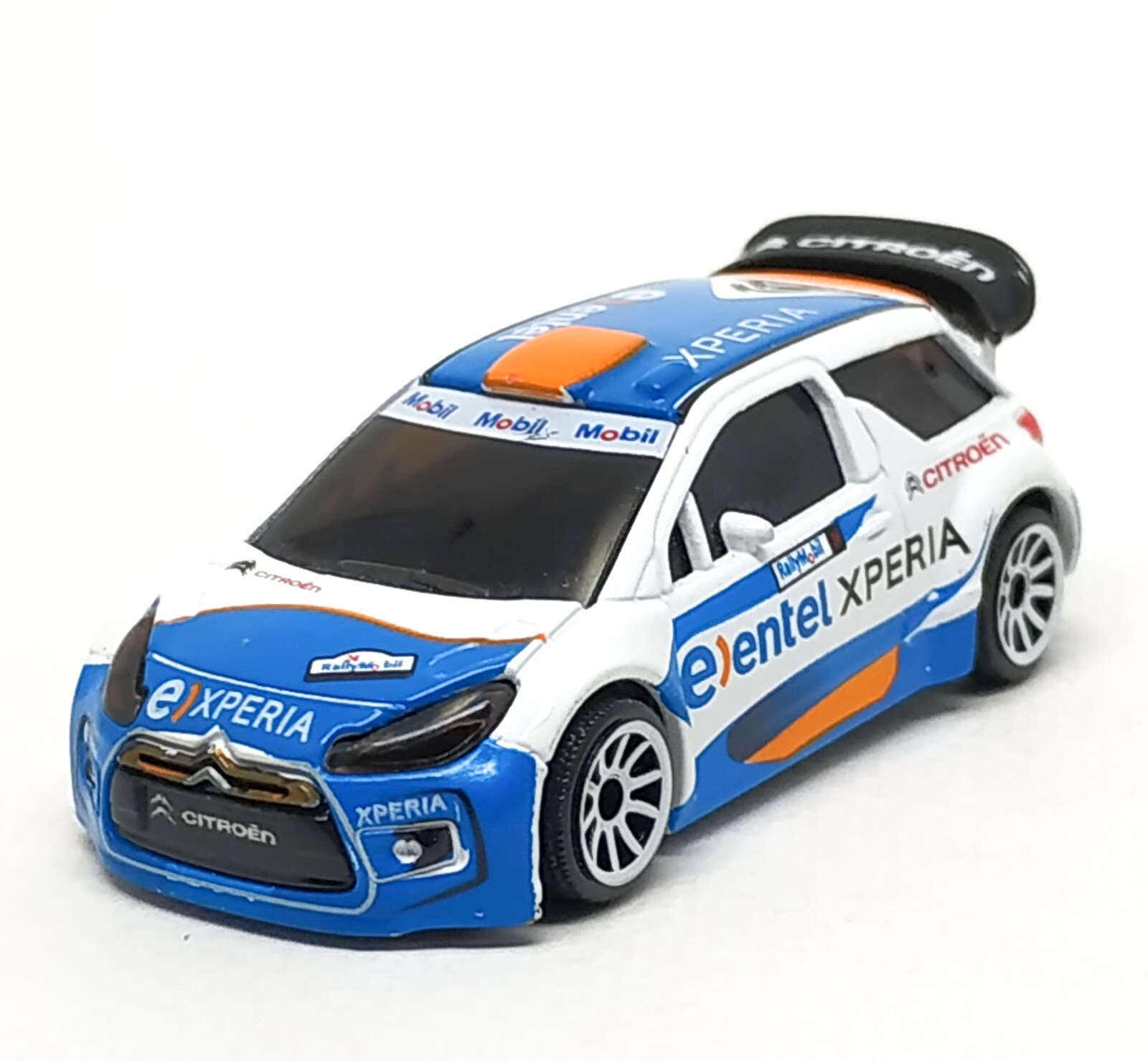 Majorette Citroen DS3 WRC White / Blue Xperia - 1:58 (3