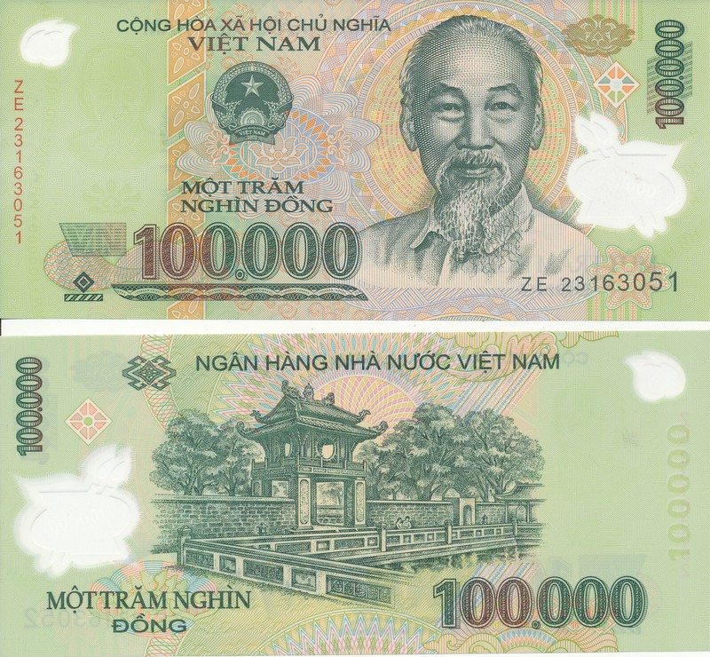 Vietnam / Viet Nam - 100000 Dong 2023 Unc - Pick 122