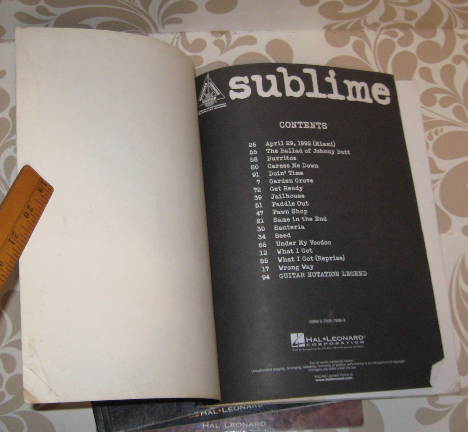 Recorded Versions Guitar lot of 4, Sublime, Sum 41, Coldplay & Chet Adkins