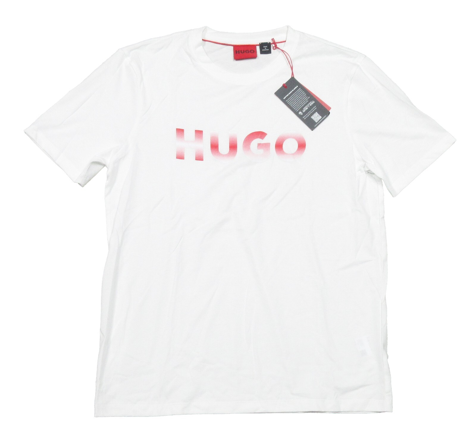 Hugo Boss Red Label Men's White Dorinon Logo Crew-Neck Short
