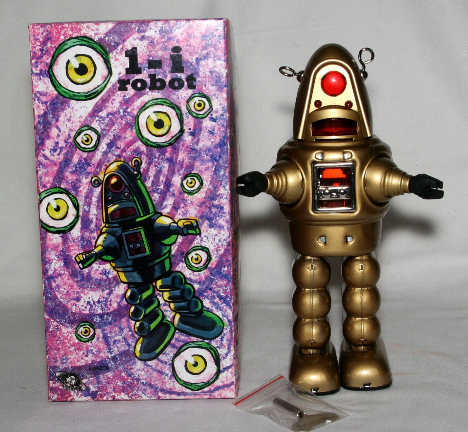 DELUXE LIMITED EDITION #377, GOLD ROBBY ROBOT, WIND-UP DELUXE LIMITED EDITION #377, GOLD ROBBY ROBOT, WIND-UP
