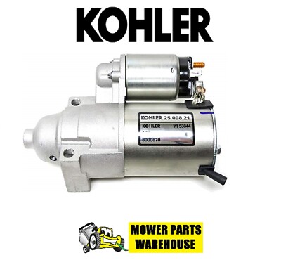 NEW GENUINE OEM KOHLER STARTER 25 098 21-S 25 098 20-S 25