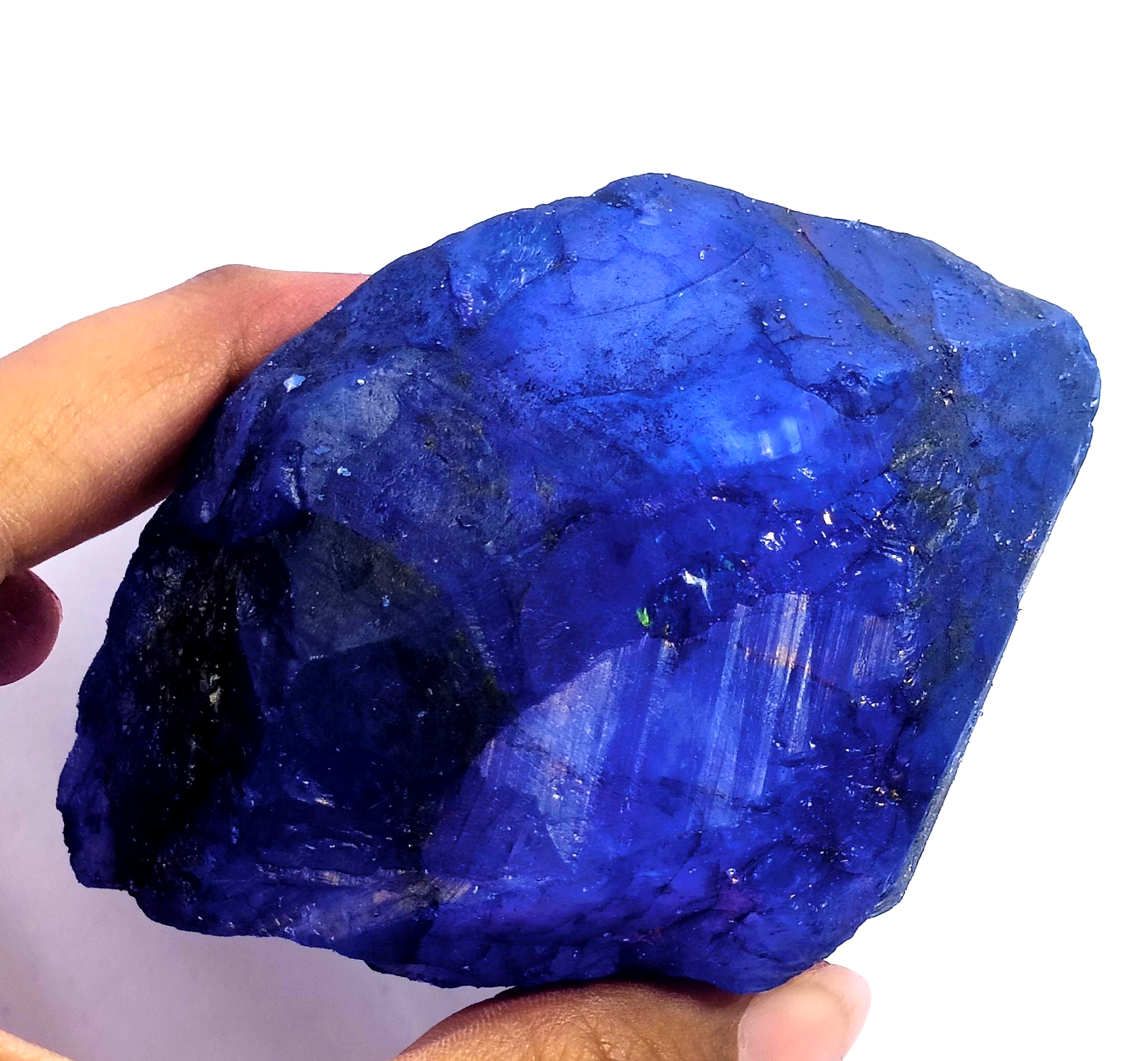 940.0 Ct Natural Blue Sapphire Dyed Rough EGL Certified Opaque Loose 6AGY