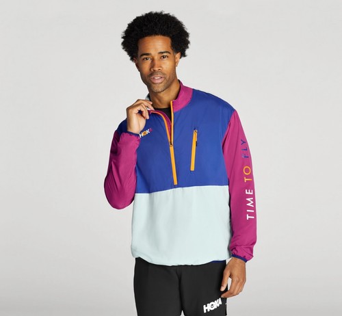 HOKA ONE ONE ✨ウィンドレジスタンス ジャケット 　M HOKA ONE ONE Men's Full-Zip Wind Jacket | REVERSIBLE
