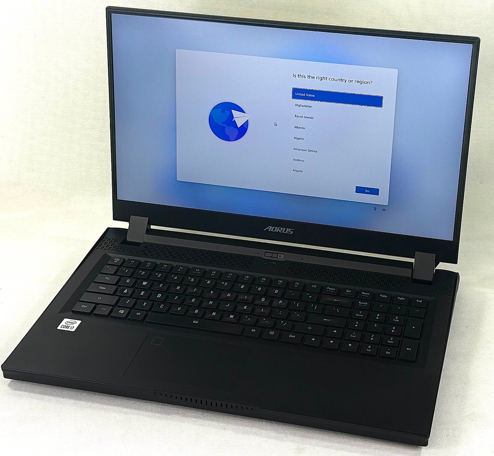 美品 AORUS 17G RTX3070 32GB 512GB 300hz Gigabyte Aorus 17G XC Gaming Laptop 300hz Display RTX 3070
