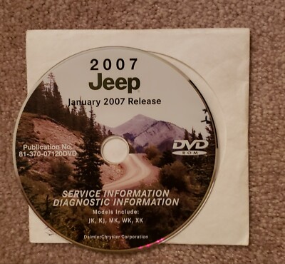Jeep Dealer Mastertech DVD January 2007 Service Diagnostic Information